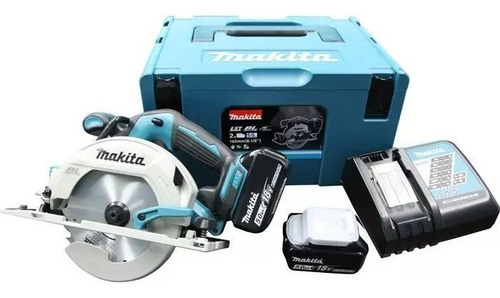 Serra Circular Makita Sem Fio Dhs680rfj 18v - Com 2 Bat 5ah 