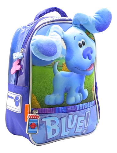 Mochila Escolar Cresko Pistas De Blue Jardin Espalda 12p