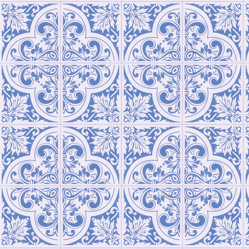 Papel De Parede Autocolante Azulejo Português Vinil Fosco 42