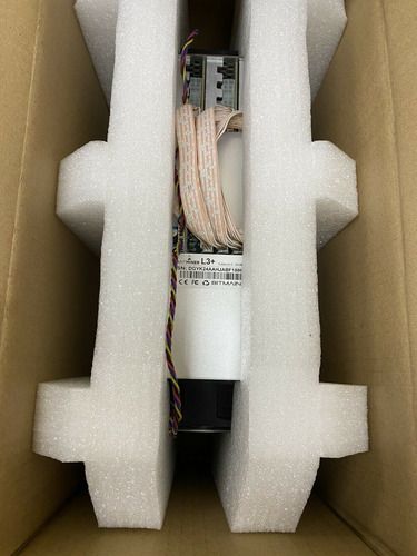 Imagen 1 de 3 de Bitmain Antminer L3+ 504mh Con Psu(para Dogecoin Y Litecoin)