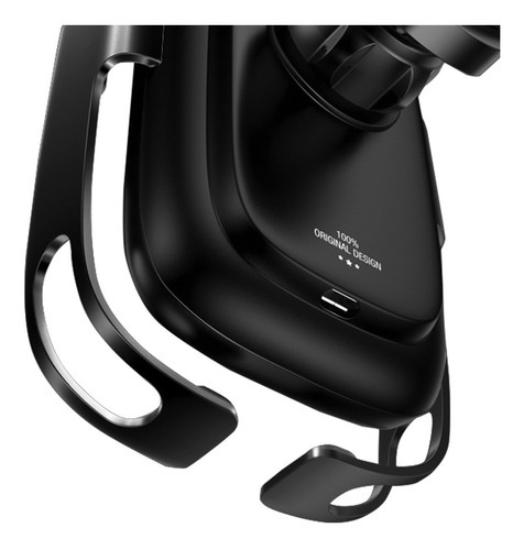 Cargador Inalámbrico Para Auto Sensor Electrico / Baseus Color Negro