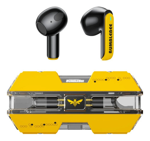 Fones de ouvido sem fio para jogos Transformers TF-t01 Yellow