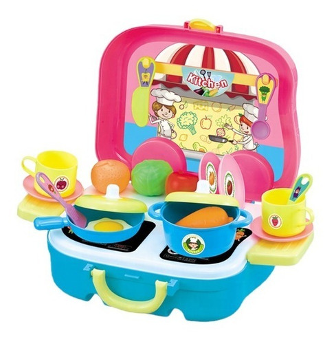 Imagen 1 de 1 de Set Cocina De Juguete Con Accesorios Cubiertos,ollas Etc