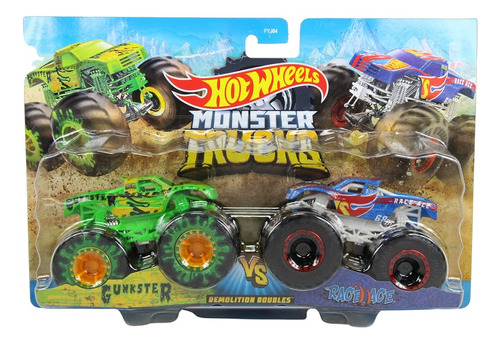 Hot Wheels Trucks Gunkster Vs Demolición Dobles