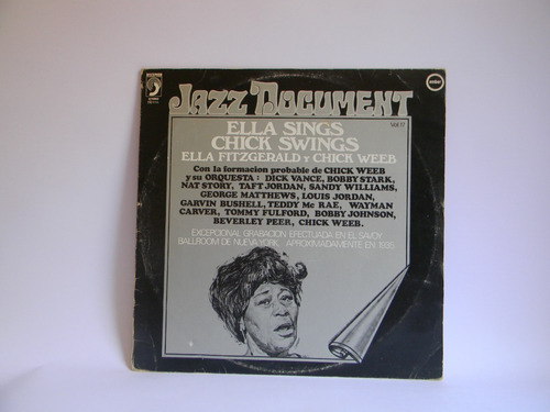 Ella Fitzgerald Y Chick Weeb Ella Sings 1978