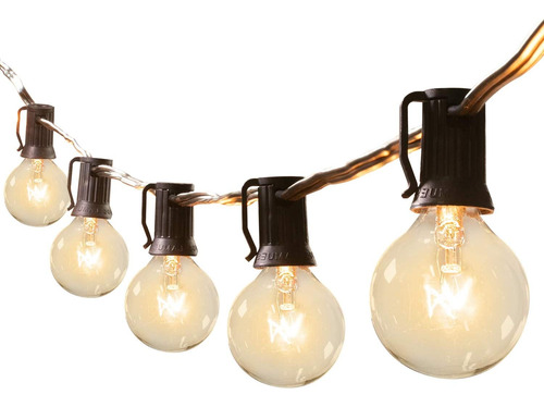 Extension Luces Vintage De 7.5 Mt 25 Bombillos Incandecentes