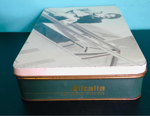 Antigua Lata Lineas Aereas Alitalia Imagenes Antiguas Vacia (Usado)