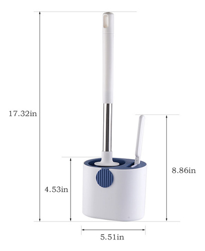 Juego De Escobillas Para Inodoro Con Inodoro Para Baño, Anti