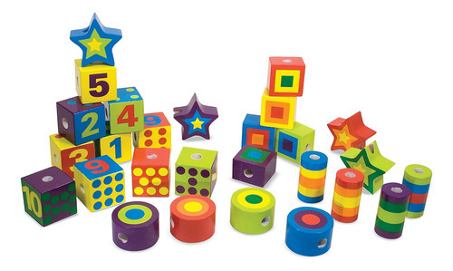 Set Cuentas De Madera Melissa & Doug