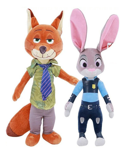 2x Zootopia Nick Wilde Judy Peluche Muñeca Cumpleaño Regalo