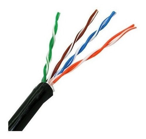 Bobina Cable Red Utp Cat5e Exterior Rollo Vaina Caja 305mts 305m