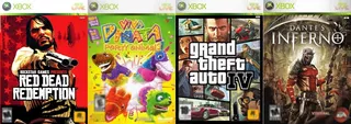 Red Dead Redemption - Grand Theft Auto 4 + 2 Juegos Xbox 360