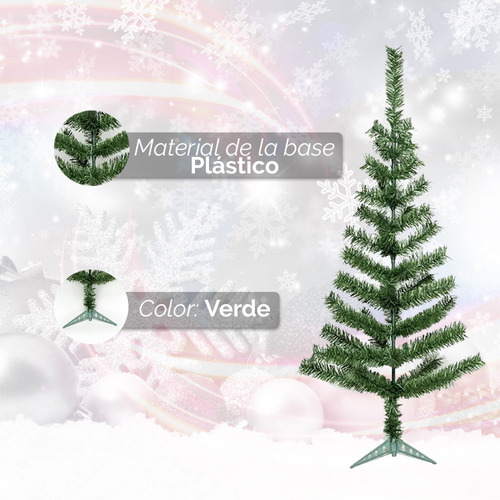 Imagen 4 de 6 de Arbol Navidad Verde Pino 90cm Tupido Decoracion Arbolito