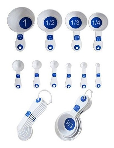 Chef Craft Set De 10 Piezas De Cucharas Y Tazas De Medición 