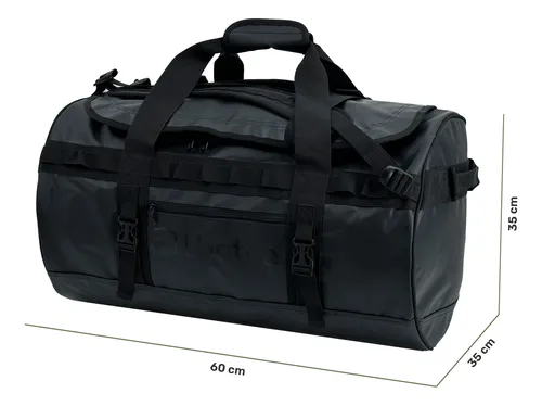 Bolso Deportivo Impermeable Duffel 60 Lts Lhotse Black