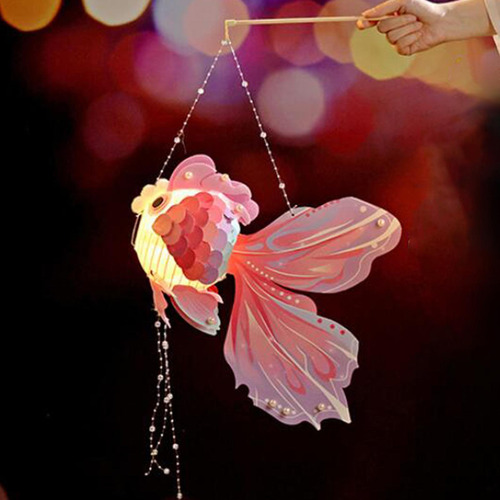 Linterna Del Festival Del Medio Otoño Linterna Koi Diy Rosa