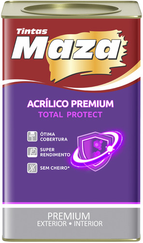 Tinta Acrílica Premium Total Protect Fosco 18l Cores Maza