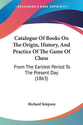 Libro Catalogue Of Books On The Origin, History, And Prac...