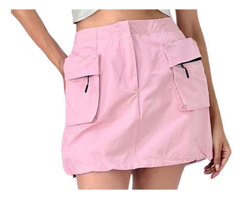 Minifalda Cargo - Bolsillos Funcionales Y Estilo Urbano