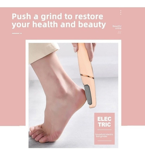 . Lixador De Pés De Pé Elétrico Aparelho Pedicure