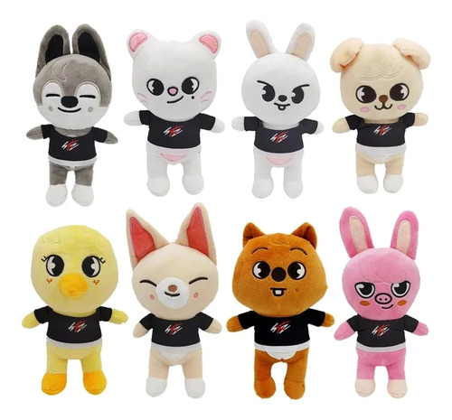Pack De 8 Peluches Skzoo Stray Kids
