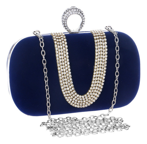 Bolso De Noche Fiesta Con Diamantes De Imitación Para Mujer