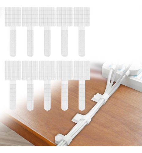 5 Bridas Para Cables De Sujeción Reutilizables, Bridas