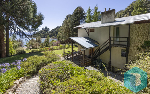 Alquiler Casa En Bariloche Con Costa De Lago Nahuel Huapi. Villa Tacul. Capacidad 8. 334.