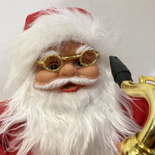 Muñeco Deco Navidad Musical Papa Noel Premium Pettish Online Luces No