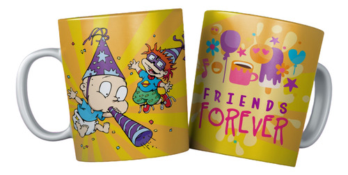 Taza Carlitos Y Tommy Rugrats 325ml Cerámica