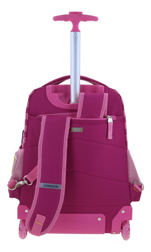 Mochila Grande Con Ruedas Chenson Mario Bros Peach Barb