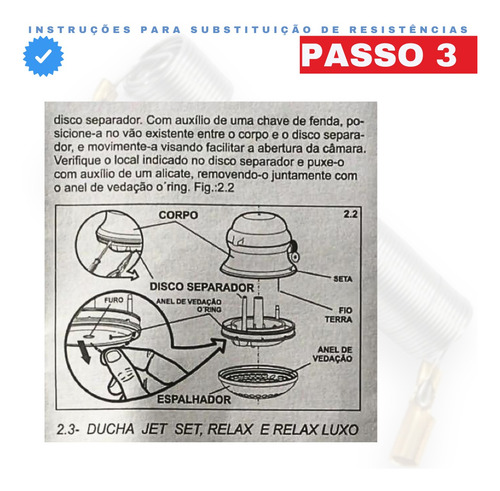 Resistência Duo Shower 220v 5500w Lorenzetti Original Maxi