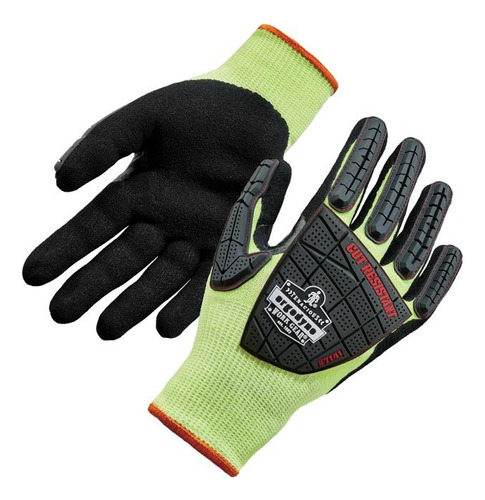 Ergodyne Guantes De Seguridad Antiimpactos Med, Grand #7141