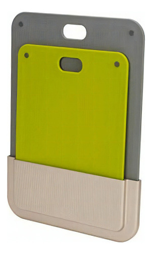 Joseph Joseph Juego De Tablas De Cortar 2 Piezas, Multicolor Color Verde Lima Liso