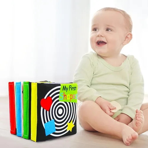A Libro De Tela Suave De Estimulación Sensorial Visual For