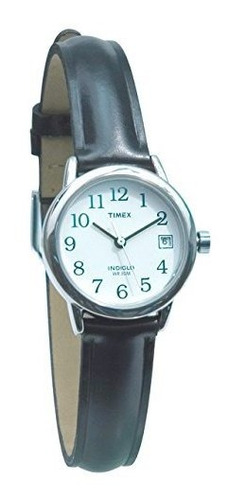 Timex Easy Reader Core Correa Negro / Plata / Esfera Blanca 