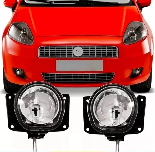 Imagem 2 de 4 de Farol Milha Fiat Punto 2007 2008 2009 2010 2011 2012 2013