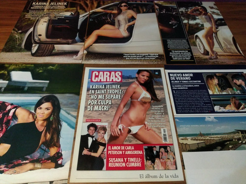 (aq023) Karina Jelinek * Recortes Revistas Clippings