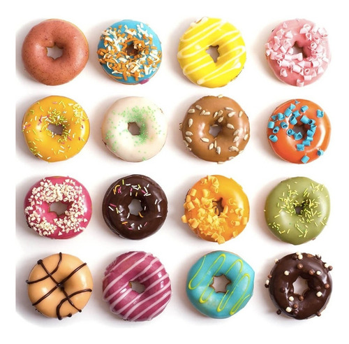 A 3 Molde Donas Silicon Horneadas Grandes Repostreria