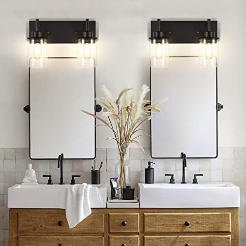 Goyeel Accesorios De Tocador De Baño, 2 Apliques De Pared, A
