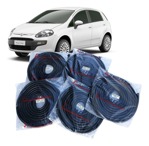 Burletes Para 4 Puertas + Baul Fiat Punto (kit 5 Unidades) +regalo! Silvaflex