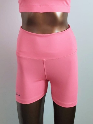 Micro Short Con Cintura Alta Deportivo Big Fine #1281933228