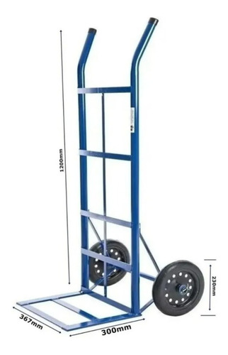 Carro De Carga Com 2 Rodas Com Capacidade 150kg