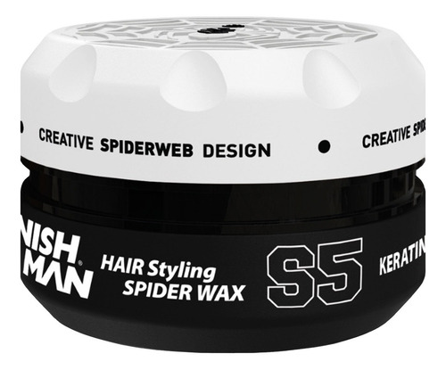 Nishman Spider Wax S5 Keratin 150ml Crema Para Peinar