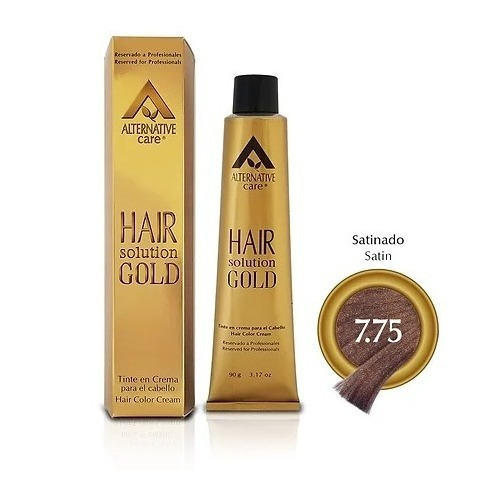 Tinte Hair Solution Gold 60ml Satinado 7.75