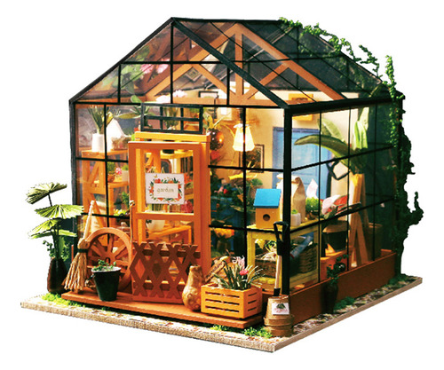 Casa De Muñecas Modelo Dollhouse Room Autoinstalada