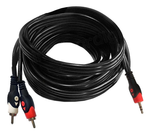 Cable 2 Rca A Miniplug 3.5mm Stereo Audio Notebook Pc