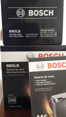 Bateria Bosch Moto Bb5lb Yb5l-b  12v 5ah 12x5 Rouser 135