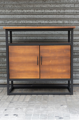 Aparador Mesa Rack Tv Mueble Madera Hierro Campoamor Deco