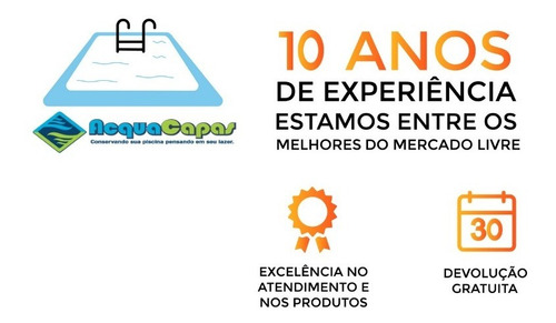 Capa Piscina 15 Em 1 Pvc 500 Micras 4,5x4 Proteção+térmica